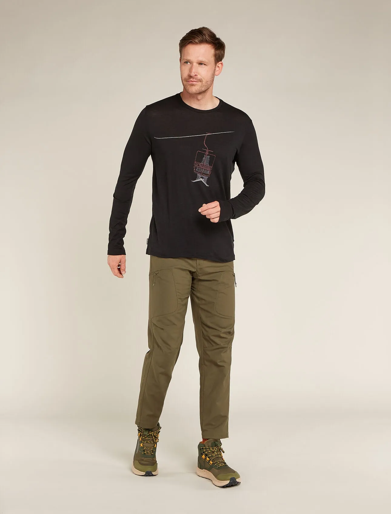 Merino 150 Tech Lite Long Sleeve T-Shirt Bear Lift (Men's) - IB0A573Y - Past Season