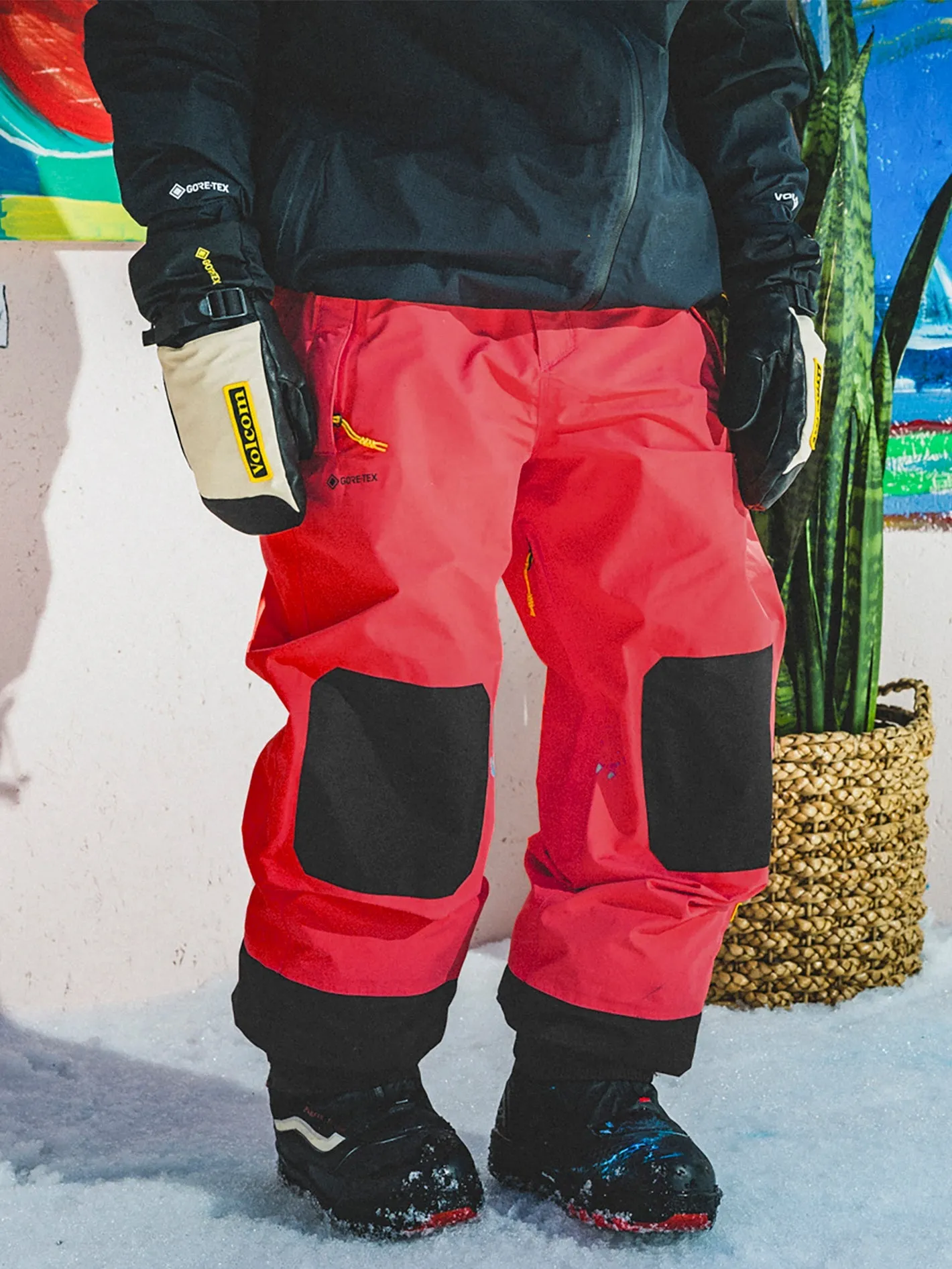 Pantalon Gore-Tex Longo  - ORANGE