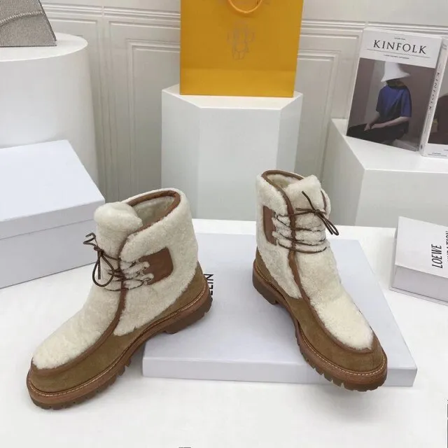 Women Thick Bottom Runway  Martin Boots Design Chic Shoes